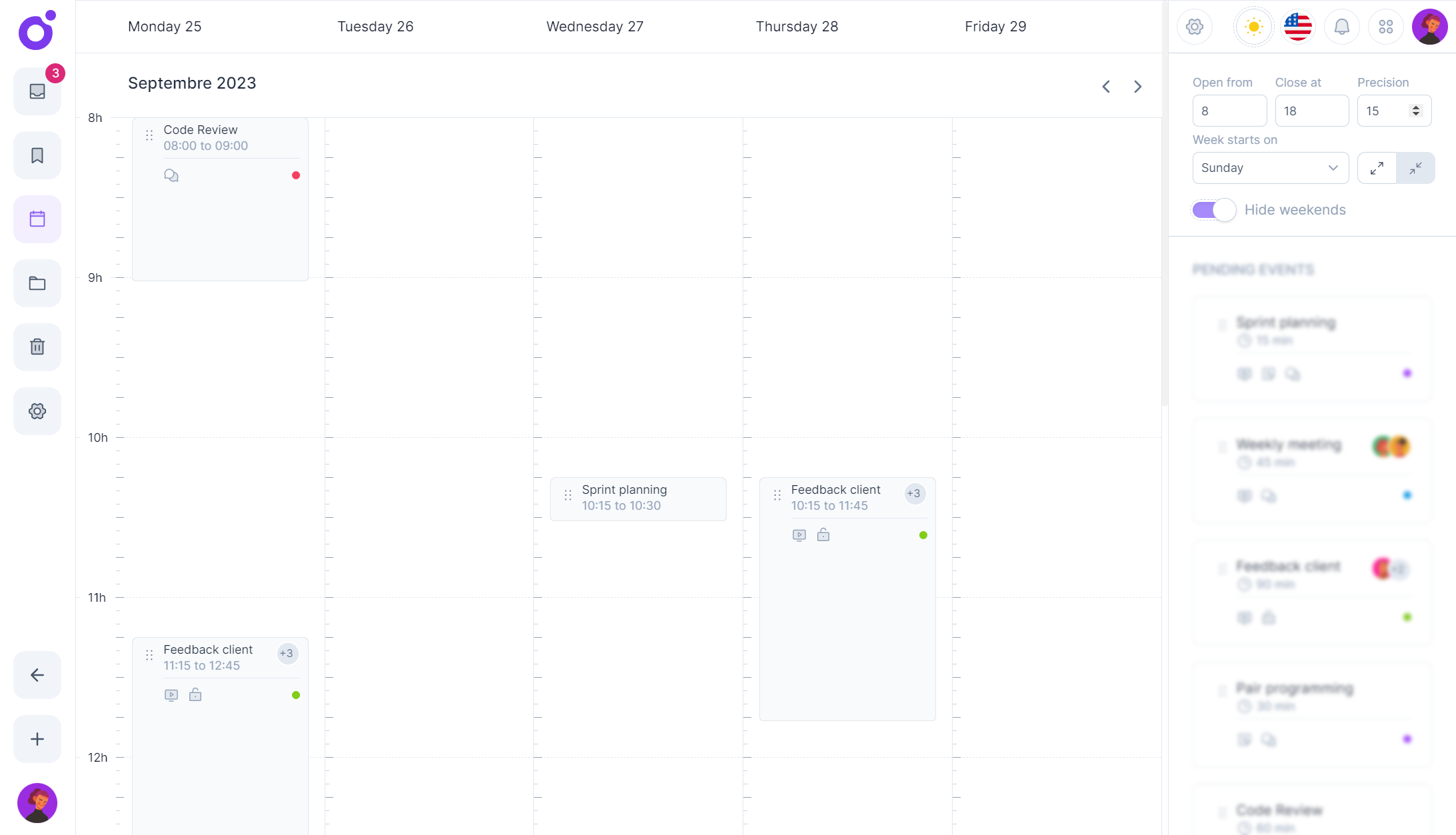 Tairo - Calendar app