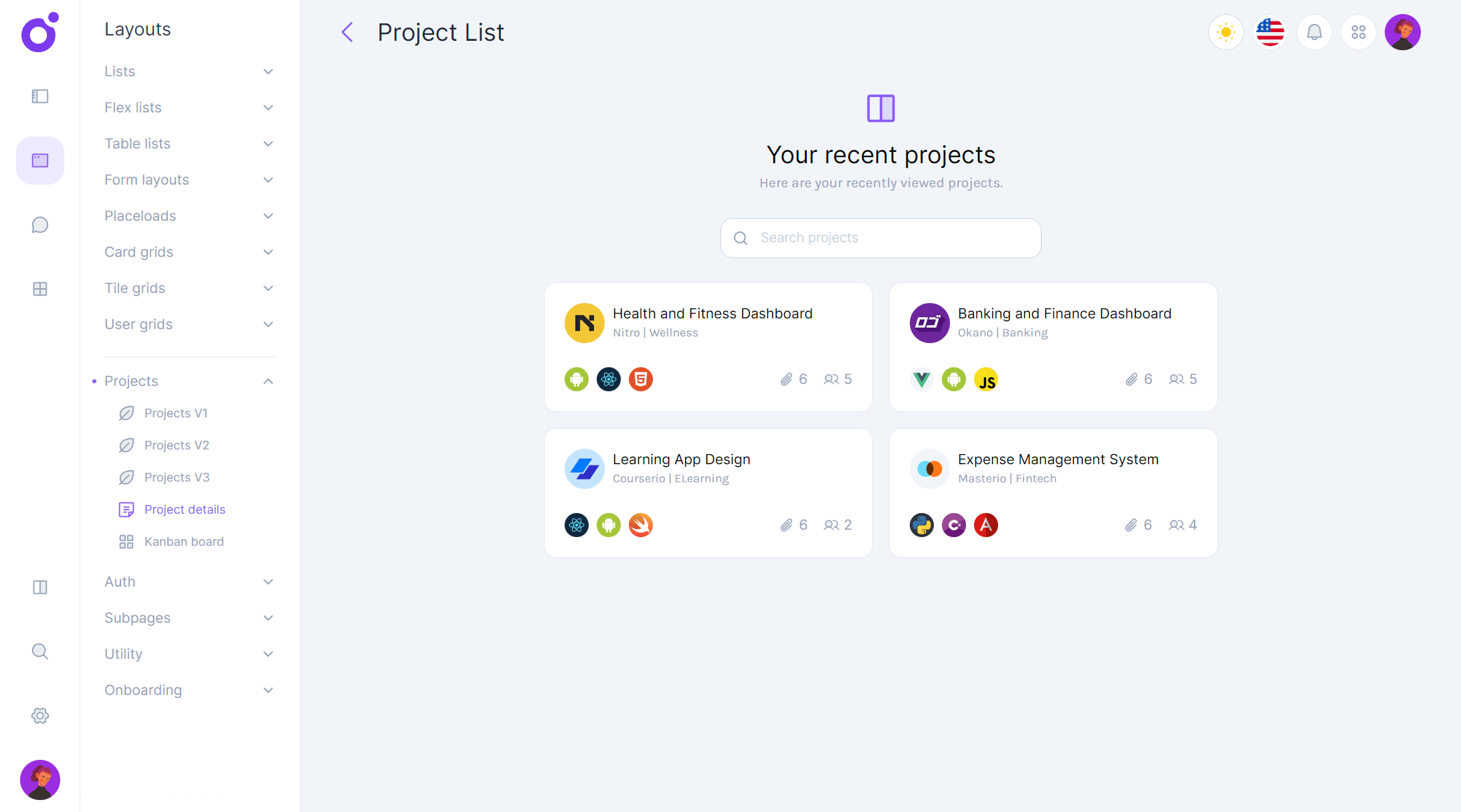 Tairo - Project details hub